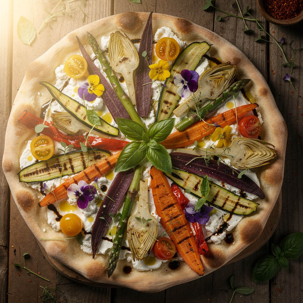 Exotic Garden Pizza